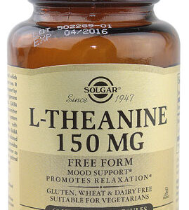 Solgar L-Theanine Free Form -- 150 mg - 60 Vegetable Capsules