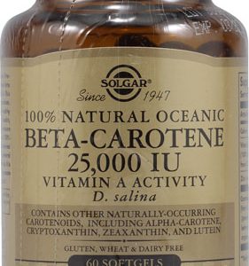 Comprar solgar oceanic beta carotene -- 25000 iu - 60 softgels preço no brasil vitamina a suplemento importado loja 23 online promoção - 27 de janeiro de 2023