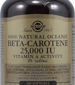 Comprar solgar oceanic beta-carotene -- 25000 iu - 180 softgels preço no brasil vitamina a suplemento importado loja 31 online promoção - 27 de janeiro de 2023