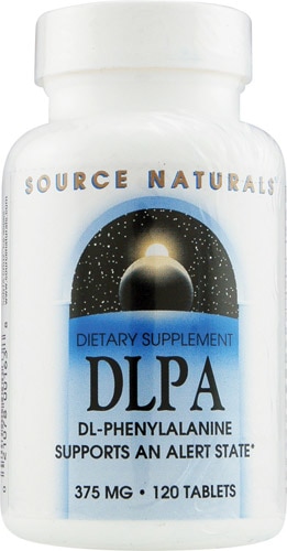 Source Naturals DLPA -- 375 mg - 120 Tablets