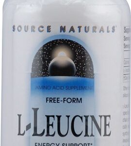 Source Naturals Free Form L-Leucine -- 500 mg - 240 Capsules