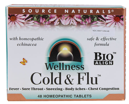 Source Naturals Wellness Cold and Flu™ -- 48 Tablets