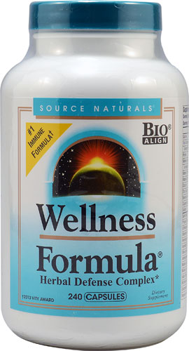 Source Naturals Wellness Formula® -- 240 Capsules