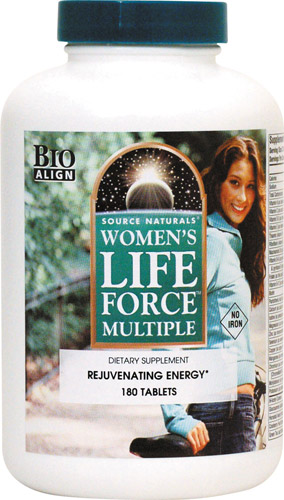 Source Naturals Women's Life Force® Multiple No Iron -- 180 Tablets