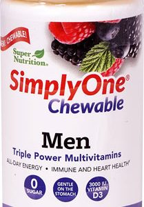Comprar super nutrition simplyone® chewable men wild-berry -- 30 chewable tablets preço no brasil multivitamínico para homens suplemento importado loja 65 online promoção - 26 de setembro de 2022