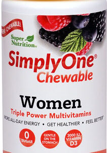 Comprar super nutrition simplyone® chewable women wild-berry -- 30 chewable tablets preço no brasil multivitamínico para mulheres suplementos em promoção suplemento importado loja 43 online promoção - 16 de abril de 2024