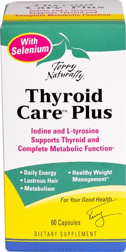 Terry Naturally Thyroid Care™ Plus with Selenium -- 60 Capsules