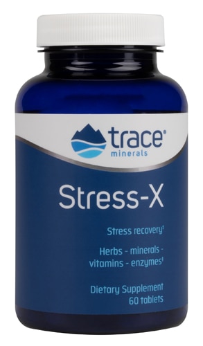 Trace Minerals Research Stress-X Dietary Supplement -- 60 Tablets