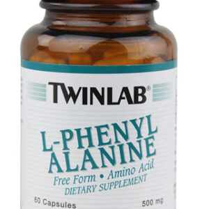 Twinlab L-Phenylalanine -- 500 mg - 60 Capsules