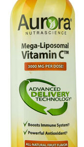 Vida Lifescience Aurora Mega-Liposomal Vitamin C™ All Natural Fruit -- 3000 mg - 16 fl oz