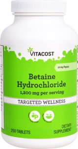 Comprar vitacost betaine hydrochloride -- 1200 mg per serving - 250 tablets preço no brasil ácido clorídrico de betaína suplemento importado loja 7 online promoção - 13 de abril de 2024