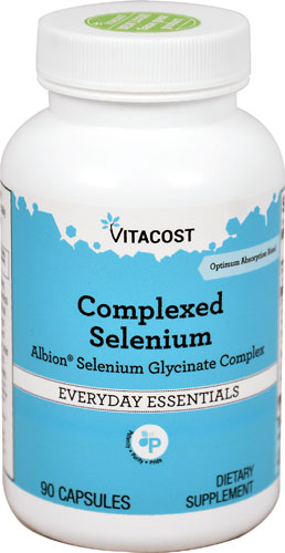 Vitacost Complexed Selenium - Albion® Selenium Glycinate Complex -- 90 Capsules