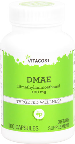 Vitacost DMAE -- 100 mg - 100 Capsules