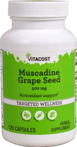 Comprar vitacost muscadine grape seed -- 500 mg - 120 capsules preço no brasil antioxidantes suplemento importado loja 7 online promoção - 27 de setembro de 2022
