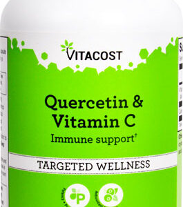 Vitacost Quercetin & Vitamin C -- 180 Capsules