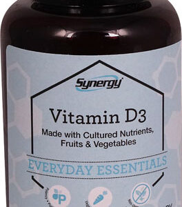 Vitacost Synergy Vitamin D3 with Cultured Nutrients Fruits & Vegetables -- 60 Capsules
