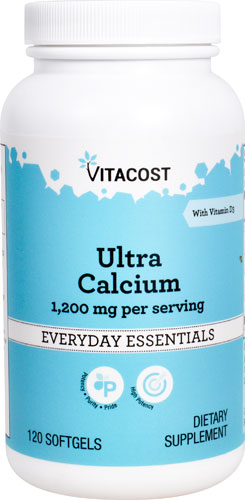 Vitacost Ultra Calcium 1200 mg per serving with Vitamin D3 700 IU per serving -- 120 Softgels