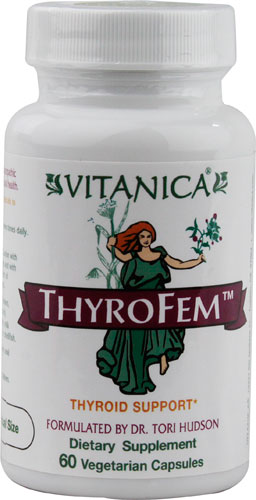 Vitanica ThyroFem™ Thyroid Support -- 60 Vegetarian Capsules