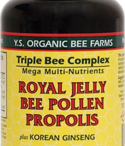 Comprar ys eco bee farms triple bee complex royal jelly bee pollen propolis plus korean ginseng -- 90 capsules preço no brasil produtos derivados de abelhas suplemento importado loja 71 online promoção - 9 de agosto de 2022