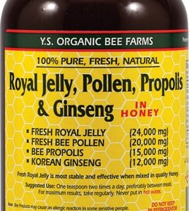 Comprar ys eco bee farms royal jelly pollen propolis and ginseng -- 24000 mg - 19. 5 oz preço no brasil produtos derivados de abelhas suplemento importado loja 61 online promoção - 9 de agosto de 2022
