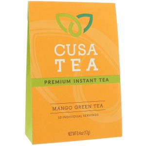 Comprar cusa tea, mango green tea, 10 individual servings, 0. 04 oz (1. 2 g) each preço no brasil chá verde extrato cápsulas suplemento importado loja 9 online promoção - 22 de setembro de 2023