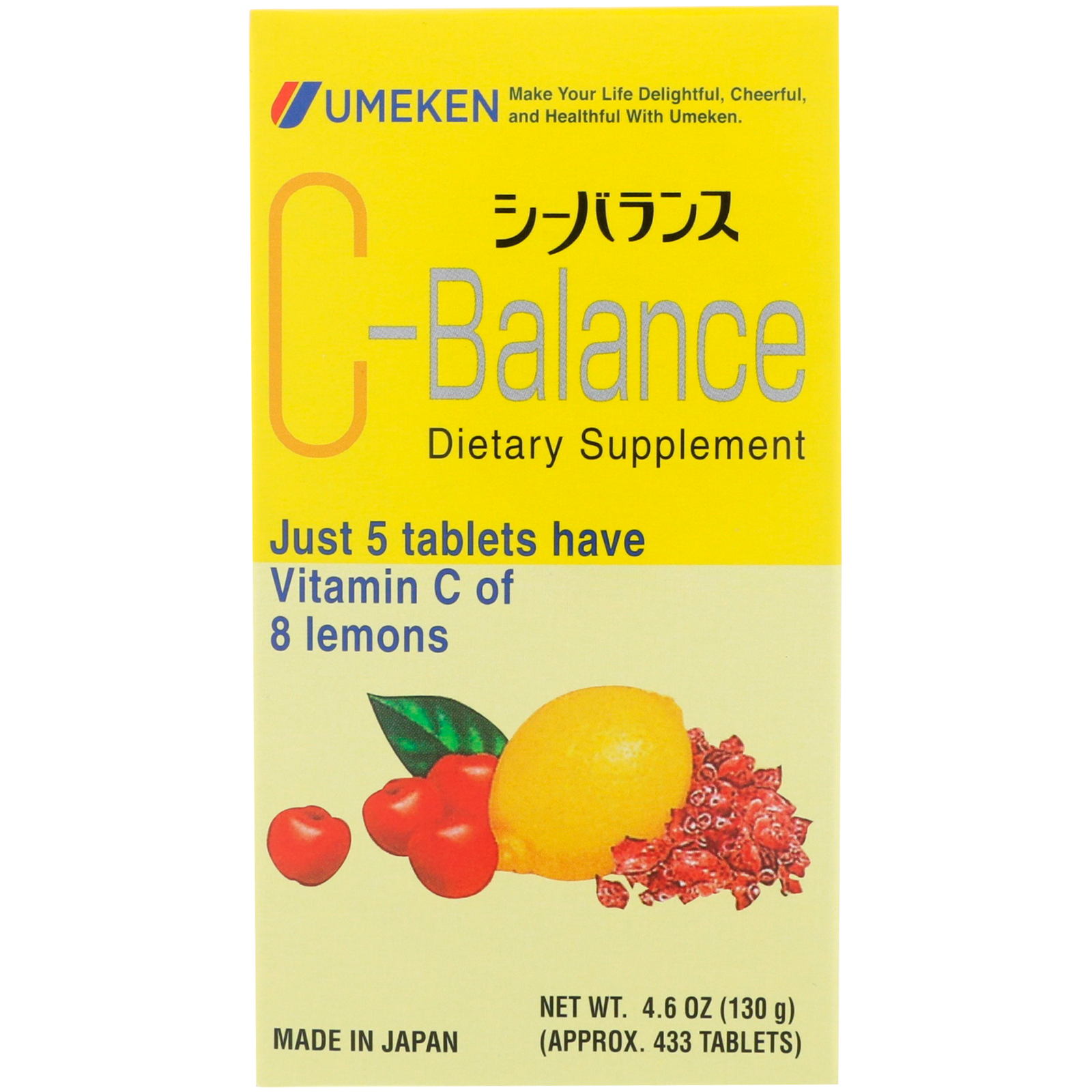 Umeken, C-Balance, 433 comprimidos