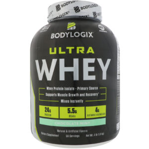 Bodylogix, Ultra Whey, Chocolate com Menta, 4 lb (1,8 kg)