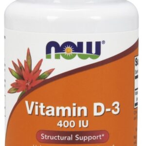 NOW Foods Vitamin D-3 400 IU - 180 Softgels