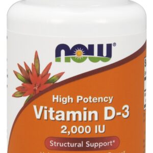 NOW Foods Vitamin D-3 2,000 IU - 120 Softgels