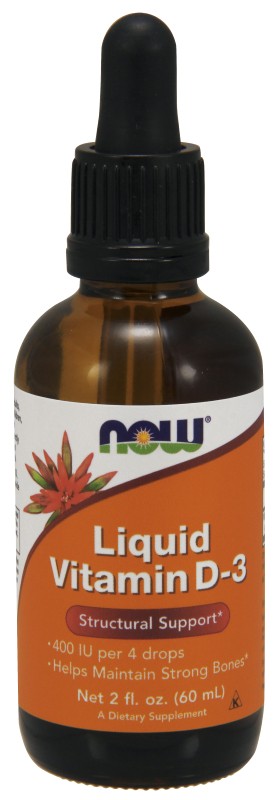 NOW Foods Liquid Vitamin D-3 - 2 oz.