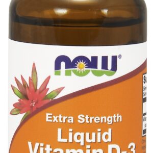 NOW Foods Vitamin D-3 Liquid Extra Strength - 1 oz.