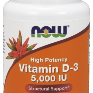NOW Foods Vitamin D-3 5,000 IU - 120 Softgels