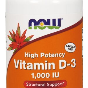 NOW Foods Vitamin D-3 1,000 IU - 360 Softgels