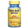 Comprar nature's life ácido fólico 400 mcg 200 tabletes preço no brasil vitamina b suplemento importado loja 7 online promoção - 30 de abril de 2024