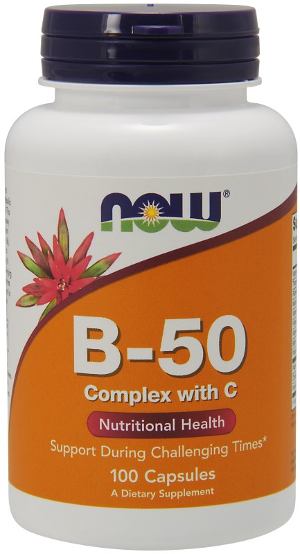 NOW Foods B-50 - 100 Capsules