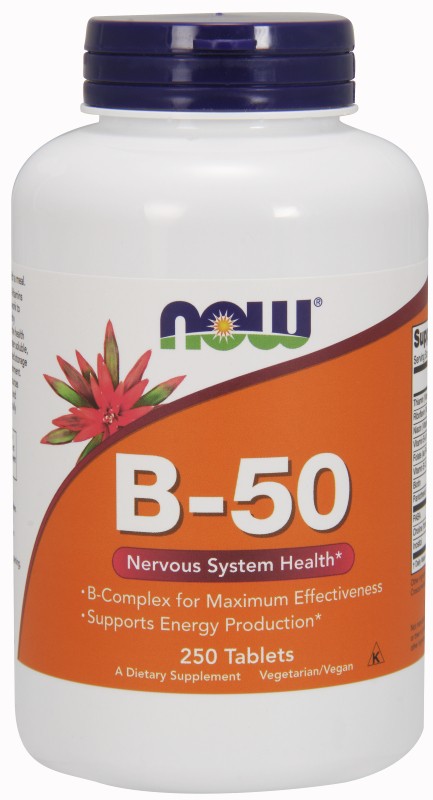 NOW Foods Vitamin B-50 - 250 Tablets