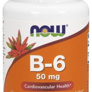 NOW Foods Vitamin B-6 50mg - 100 Tablets