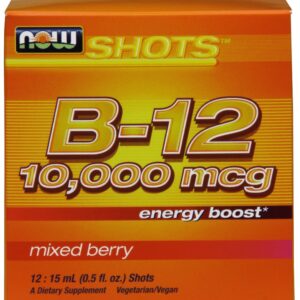NOW Foods B-12 10,000 mcg - 12: 15 mL 0.5 fl. oz. Shots