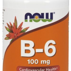 NOW Foods Vitamin B-6 100mg 100 Capsules