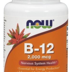 NOW Foods B-12 2,000 mcg - 100 Lozenges