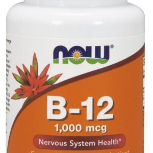 NOW Foods Vitamin B-12 1000mcg - 100 Chewable Lozenges