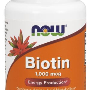 NOW Foods Biotin 1000 mcg - 100 Capsules