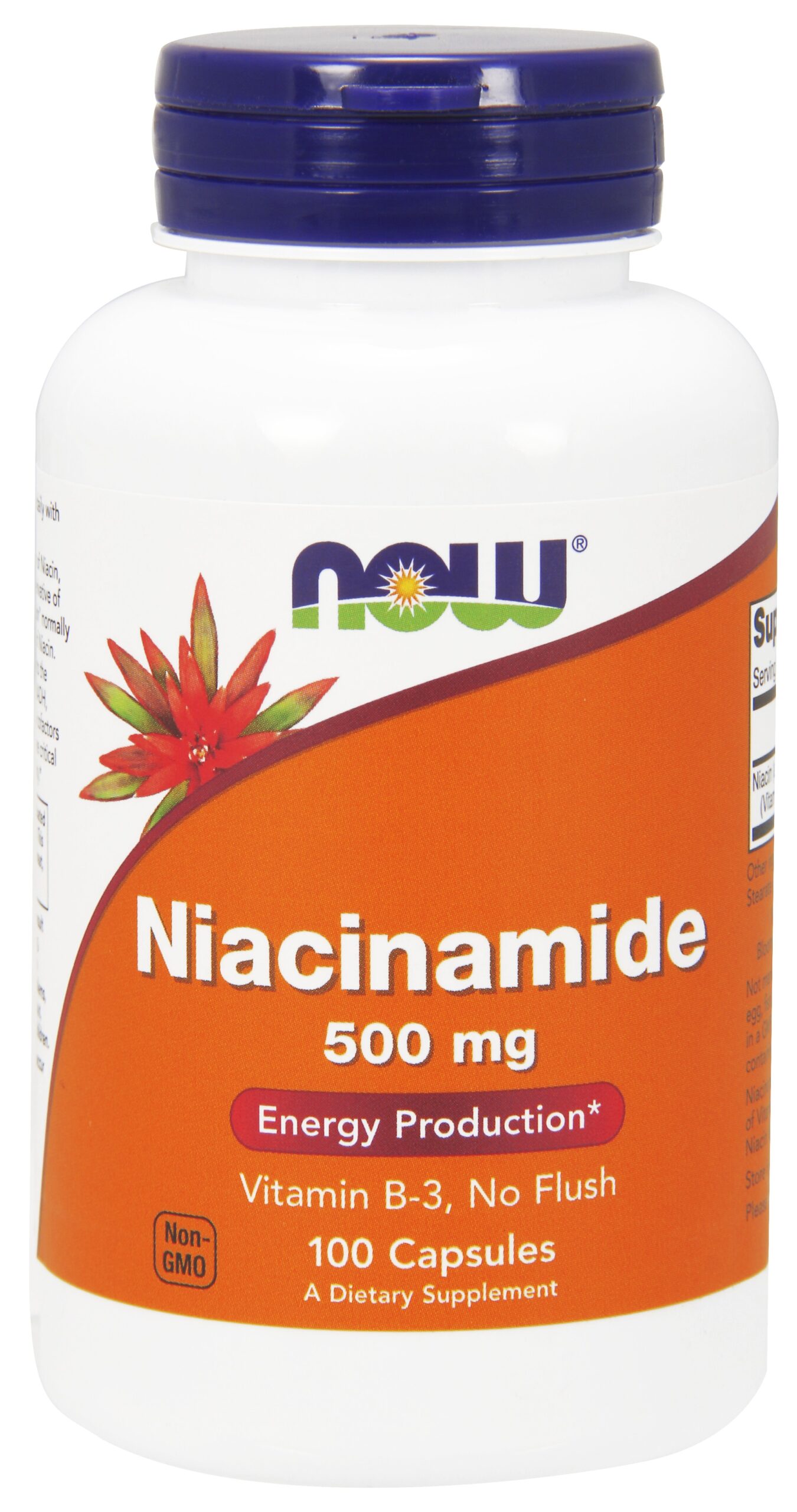 NOW Foods Niacinamide (B-3) 500 mg - 100 Capsules