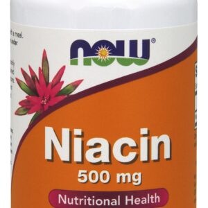 NOW Foods Niacin 500 mg - 100 Tablets