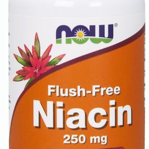 NOW Foods Flush-Free Niacin 250 mg - 90 Veg Capsules