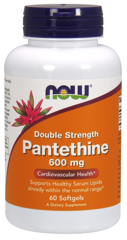 NOW Foods Pantethine 600 mg - 60 Softgels