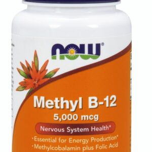 NOW Foods Methyl B-12 5000 mcg - 120 Lozenges