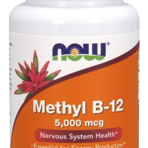 NOW Foods Methyl B-12 5,000 mcg - 60 Lozenges