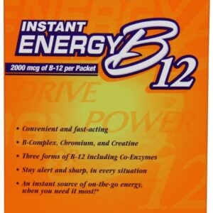 NOW Foods Instant Energy B-12 2,000 mcg of B-12 per packet - 75 Packets