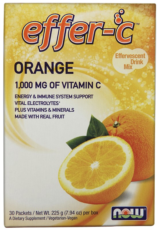 NOW Foods Effer-C™ Orange Packets 30/Box